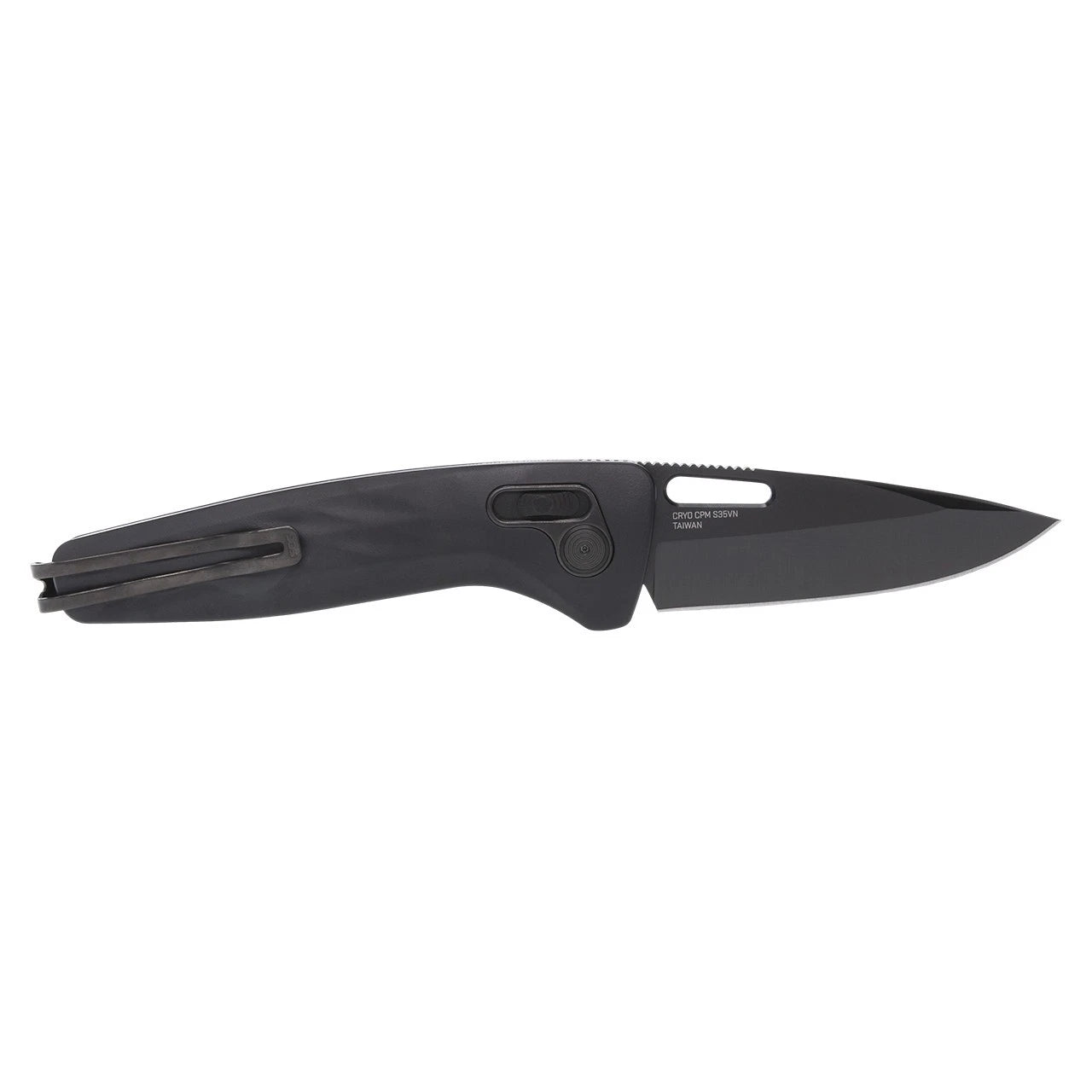 SOG Knives One-Zero XR 12-73-03-57 Black S35VN Aluminum Pocket Knife