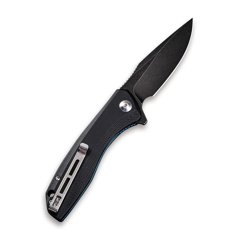 Civivi Knives Baklash Liner Lock C801H Black 9Cr18MoV Stainless Steel Black G10