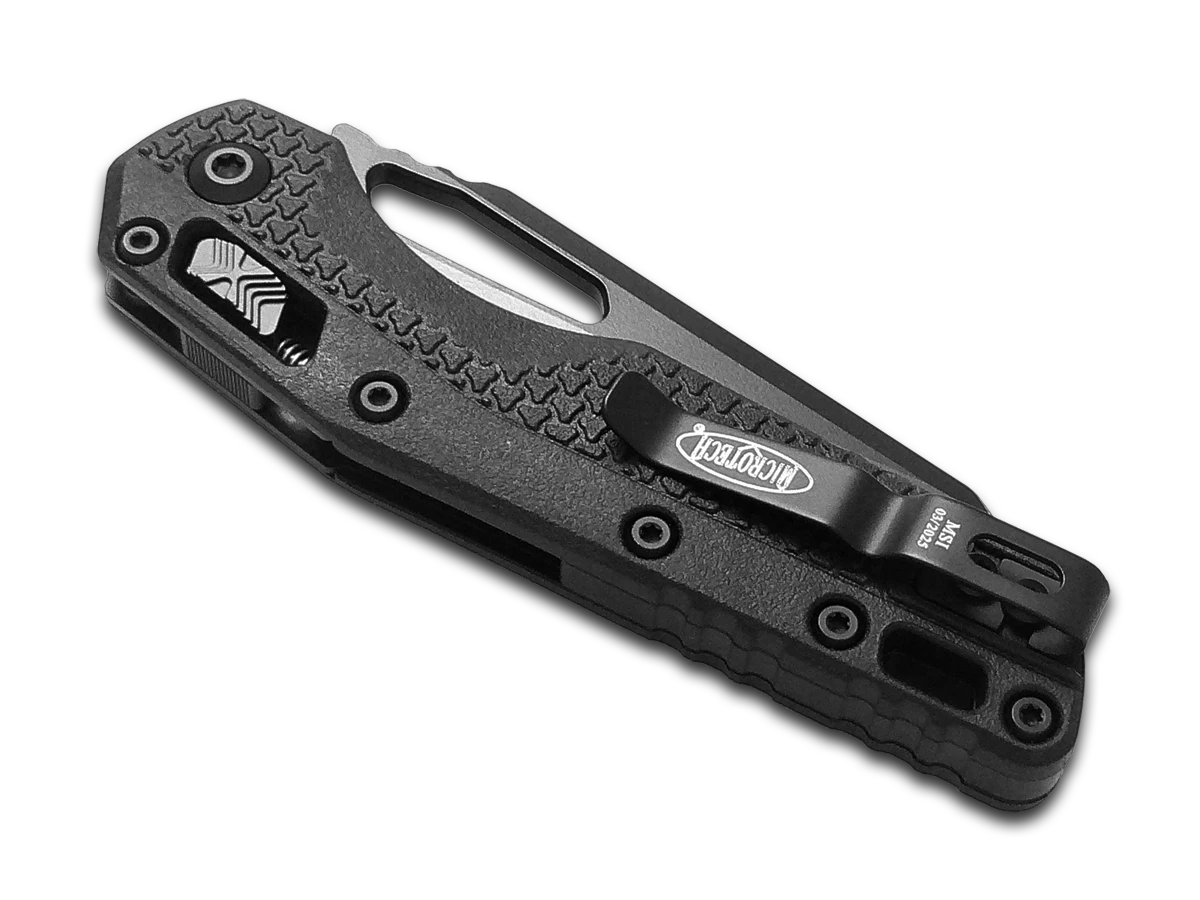 Microtech Knives MSI S/E Crossbar Lock 210T-1TPM Black-out M390MK Knife