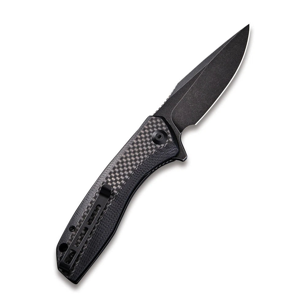 Civivi Knives Baklash Liner Lock C801I 9Cr18MoV Stainless Carbon Fiber Black G10