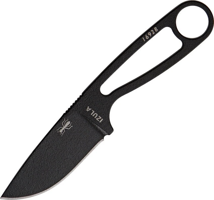 ESEE Izula Fixed Knife 2.63" 1095HC Steel Full Tang Blade One Piece Construction