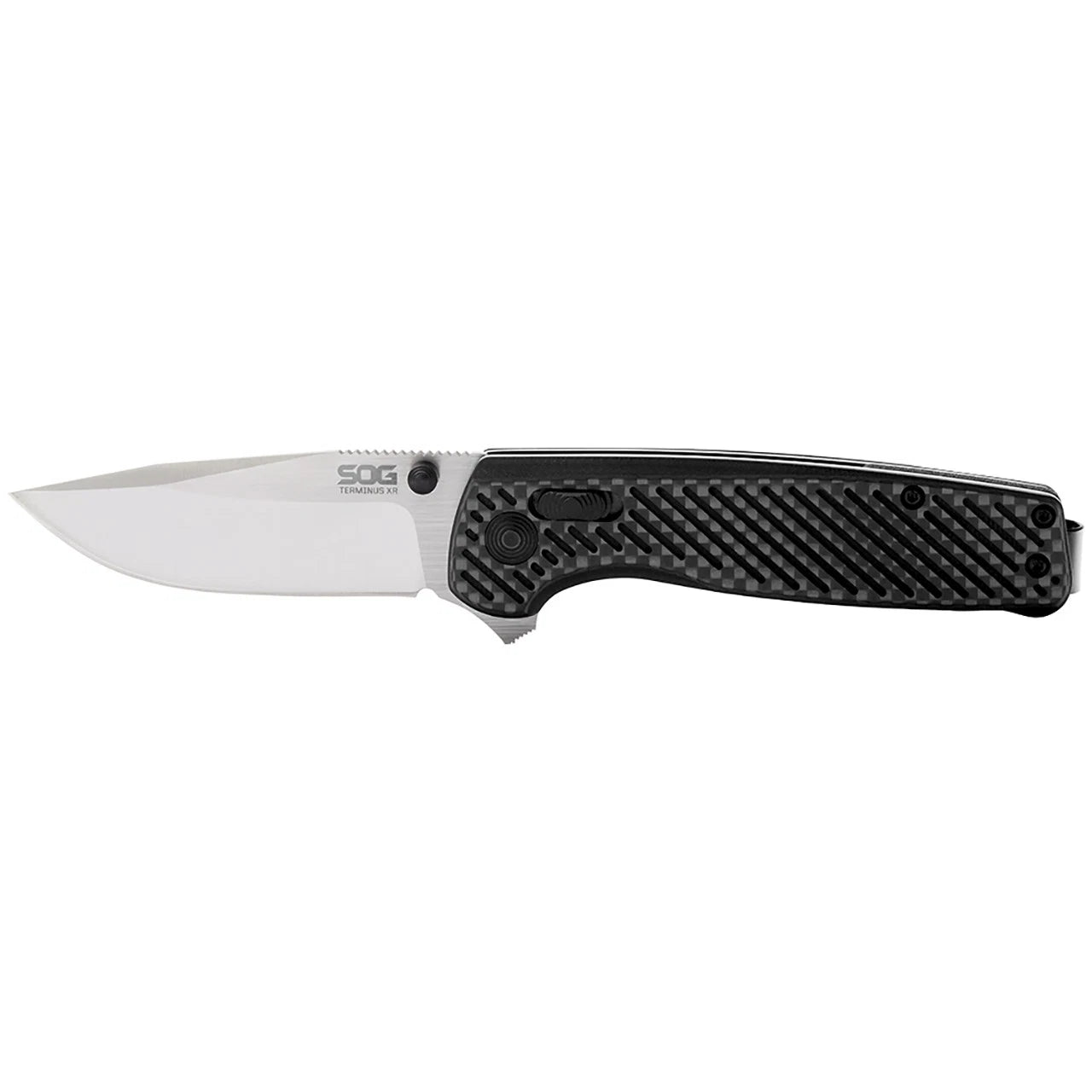 SOG Knives Terminus XR Lock Black Carbon Fiber G-10 S35VN Stainless TM1025-BX