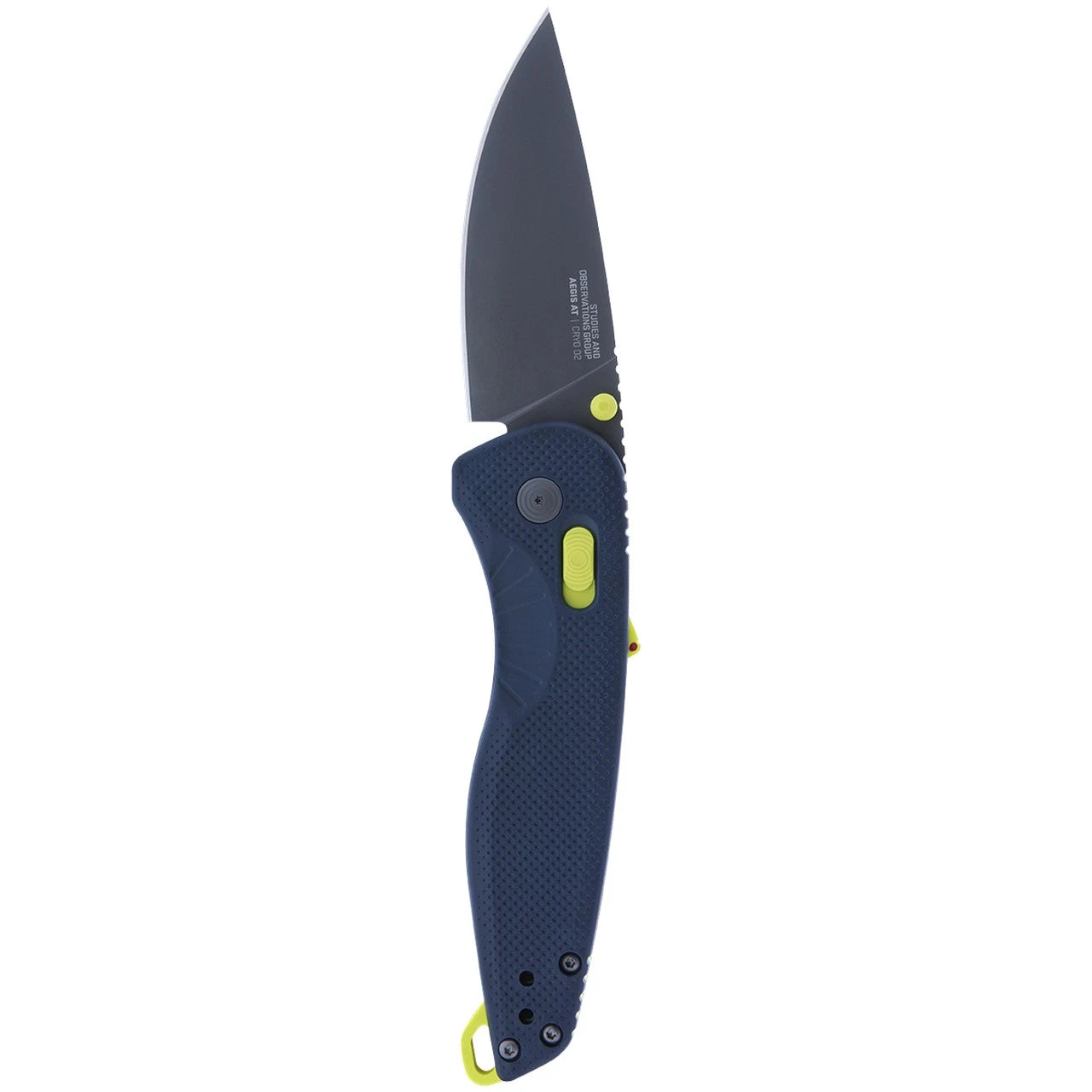 SOG Knives Aegis AT Indigo Acid Cryo D2 Carbon Steel 11-41-03-57 Pocket Knife