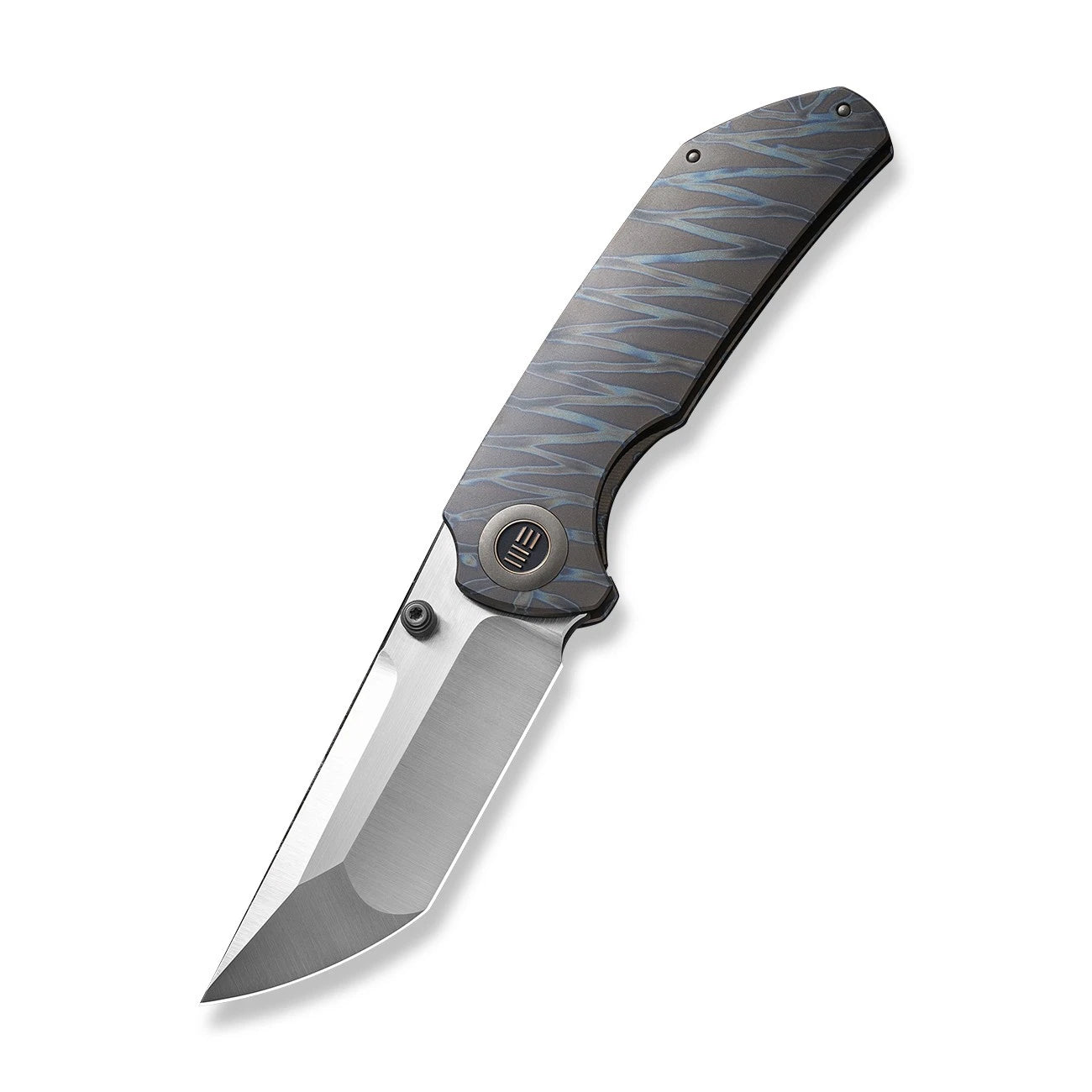 WE Knife Thug XL 20028D-2 Tiger Stripe Titanium 20CV Stainless Pocket Knives