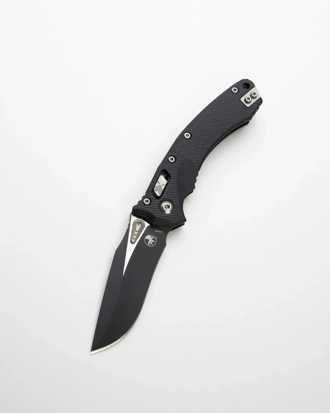 Microtech Knife Amphibian Ram-Lok S/E Fluted G-10 Black Standard 137RL-1FLGTBK