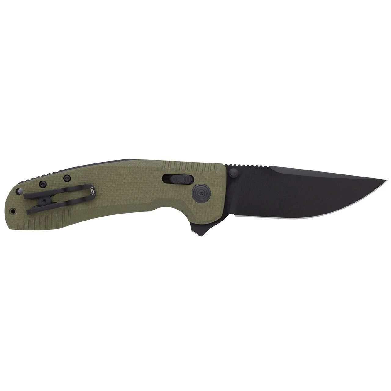 SOG-TAC XR Ultra-Grip OD Green G-10 Cryo D2 Stainless 12-38-02-41