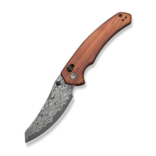 Civivi Knives Sixgill C24050-DS1 Guibourtia Wood Damascus Steel Knife