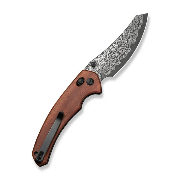 Civivi Knives Sixgill C24050-DS1 Guibourtia Wood Damascus Steel Knife