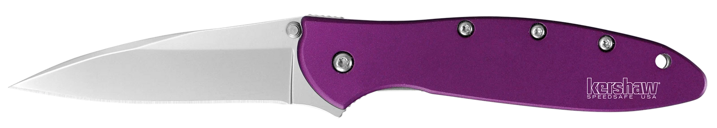 Kershaw Knives Leek Liner Lock Purple Anodized Aluminum 14C28N 1660PUR