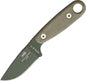ESEE Ezula II OD Green Survival Concealed Carry Neck Fixed Knife w/ Kit ESIZ2ODKIT