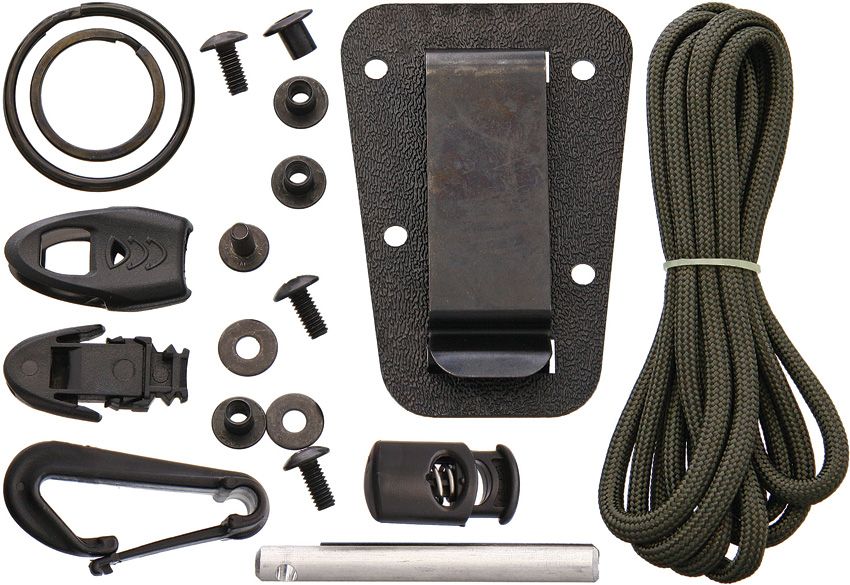 ESEE Izula II OD Green Survival Concealed Carry Neck Fixed Knife w/ Kit ESIZ2ODKIT