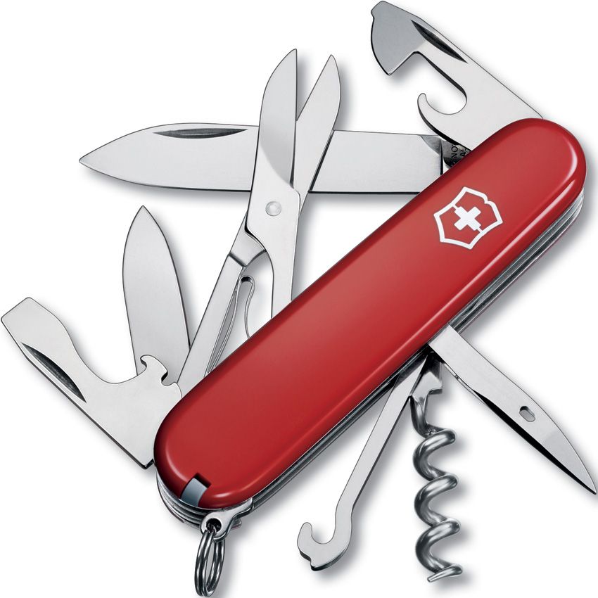Victorinox Climber Swiss Army Knife Red