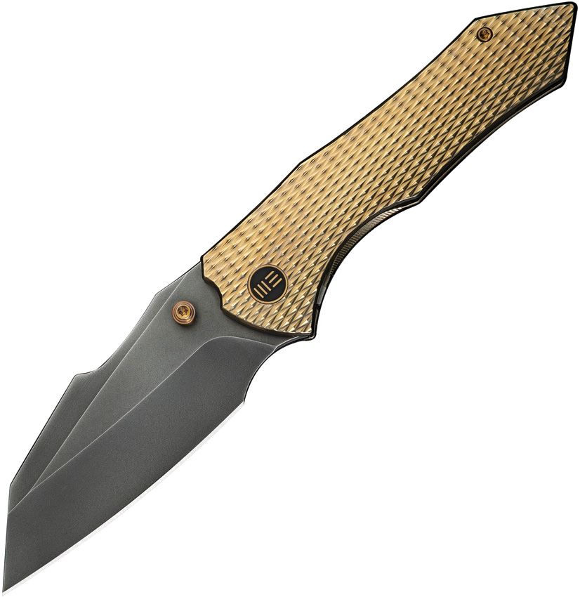 WE Knife High-Fin XL Framelock Gold