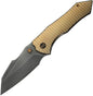 WE Knife High-Fin XL Framelock Gold