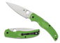 Spyderco Knives Native Chief Salt LW C244PGR LC200N Steel Green FRN Knife