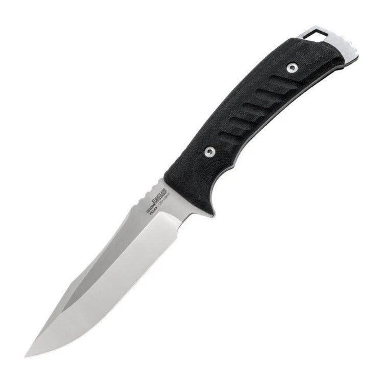 SOG Pillar Full Tang 5 In S35VN Steel Blade Micarta Handle Fixed Blade Knife
