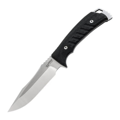 SOG Pillar Full Tang 5 In S35VN Steel Blade Micarta Handle Fixed Blade Knife
