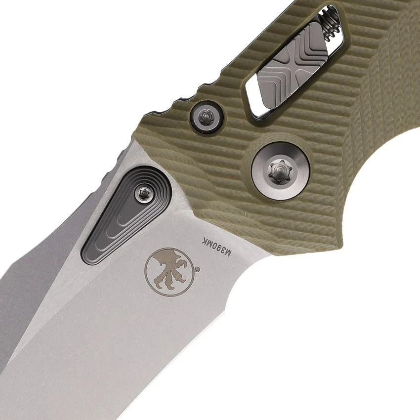 Microtech Knife Amphibian Ram-Lok S/E Fluted G-10 OD Stonewash 137RL-10FLGTOD