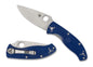 Spyderco Knives Tenacious Lightweight Liner Lock Blue S35VN Stainless C122PBL