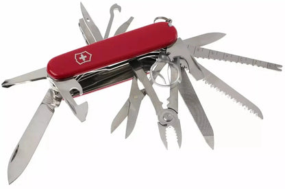 Victorinox Swiss Army Multi-Tool, SwissChamp Pocket Knife, Red 1.6795