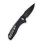 Civivi Knives Baklash Liner Lock C801H Black 9Cr18MoV Stainless Steel Black G10