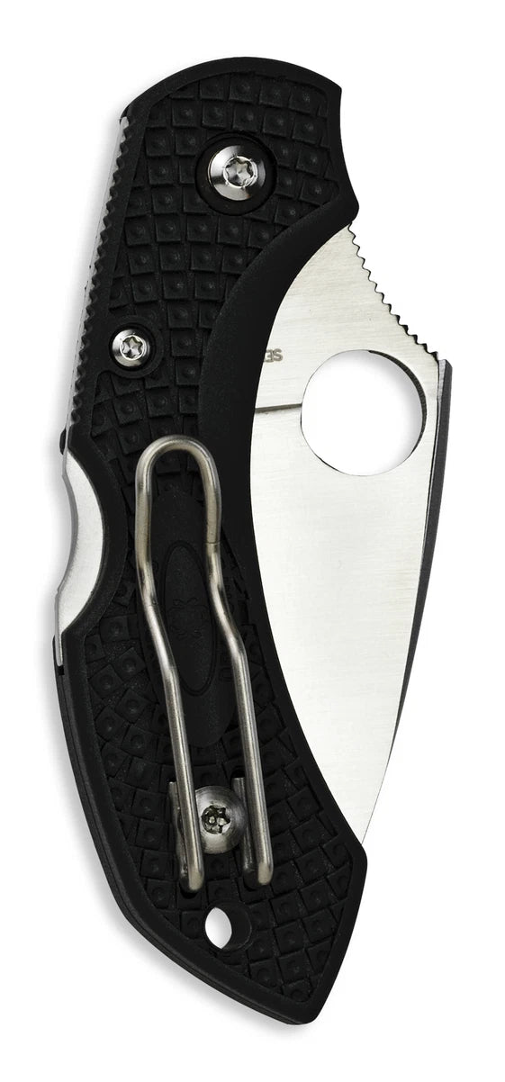 Dragonfly 2 Lockback Knife by Spyderco: Black FRN Handle, VG-10 Steel