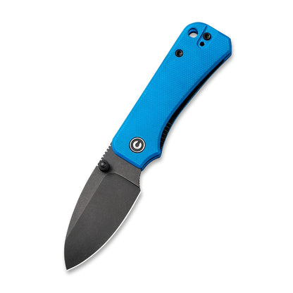 Civivi Knives Baby Banter Liner Lock C19068S-3 Blackened Nitro-V Steel Blue G10