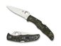 Spyderco Endura 4 Knife C10ZFPGR Plain Edge VG-10 Blade Zome Green FRN Handle
