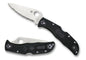 Spyderco Knives Endela Lockback Black FRN Serrated VG-10 Stainless C243SBK