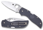 Spyderco Knives Chaparral Lockback Gray FRN XHP Stainless C152PGY Pocket Knife