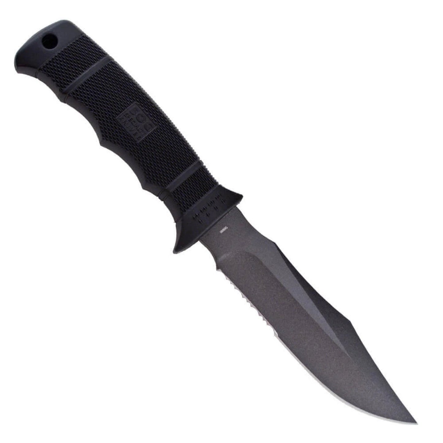 SOG Knives Black GRN SEAL Pup Fixed Blade Knife Stainless M37N-CP