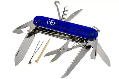 Victorinox Swiss Army 91mm Knife Sapphire BLUE HUNTSMAN     1.3713.T2