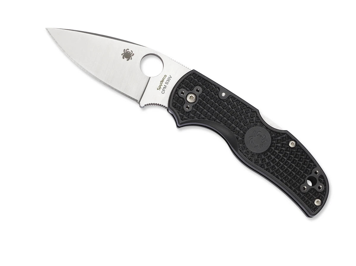 Spyderco Knives Native 5 Lockback Black FRN S30V C41PBK5 Stainless Pocket Knife