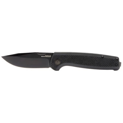SOG Knives Terminus Slip-Joint TM1005-BX Black CRYO D2 Stainless Steel/Black G10