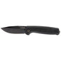 SOG Knives Terminus Slip-Joint TM1005-BX Black CRYO D2 Stainless Steel/Black G10