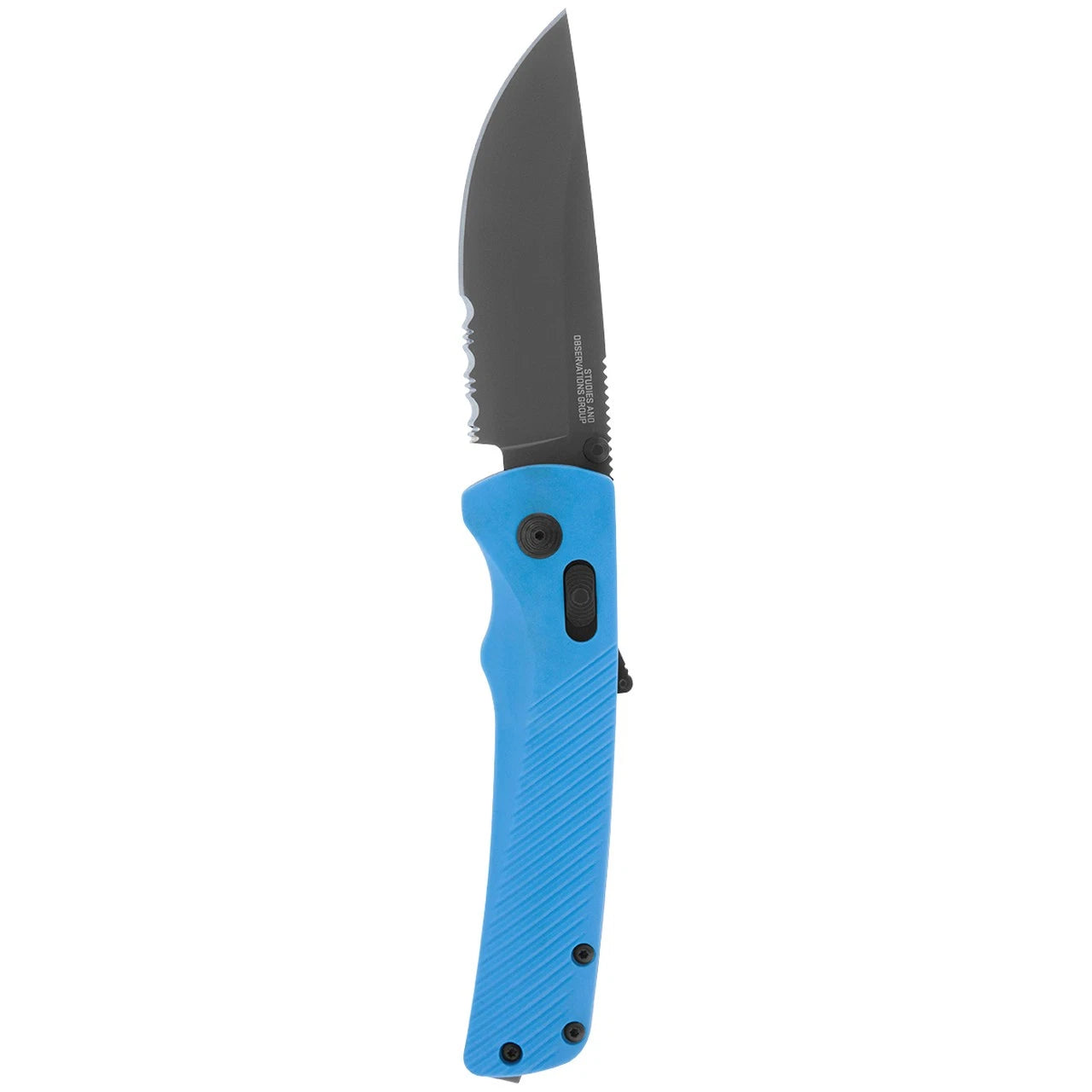 SOG Knives Flash AT Civic Cyan GRN Cryo D2 Carbon Steel 11-18-04-57 Pocket Knife