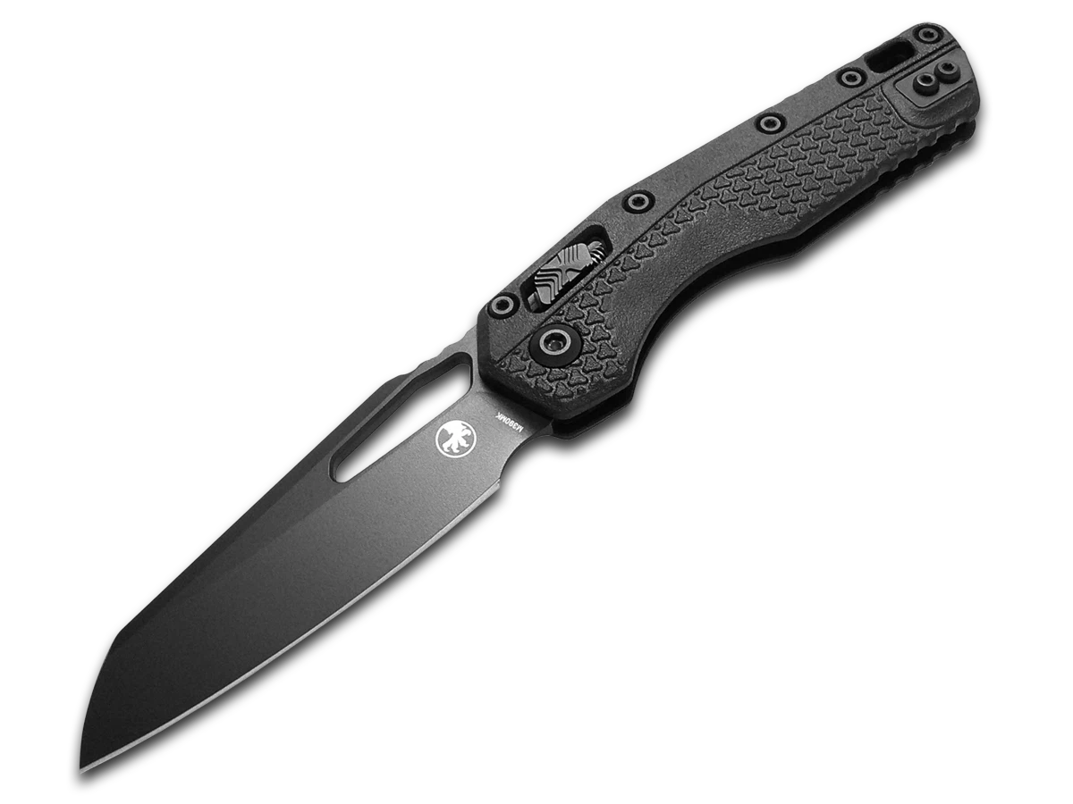 Microtech Knives MSI S/E Crossbar Lock 210T-1TPM Black-out M390MK Knife