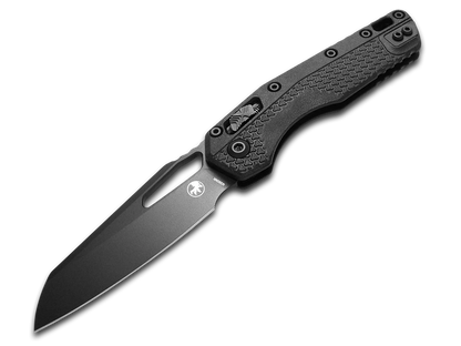 Microtech Knives MSI S/E Crossbar Lock 210T-1TPM Black-out M390MK Knife