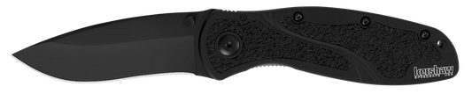 Kershaw Knives Blur Liner Lock Black Aluminum DLC Sandvik 1670BLK