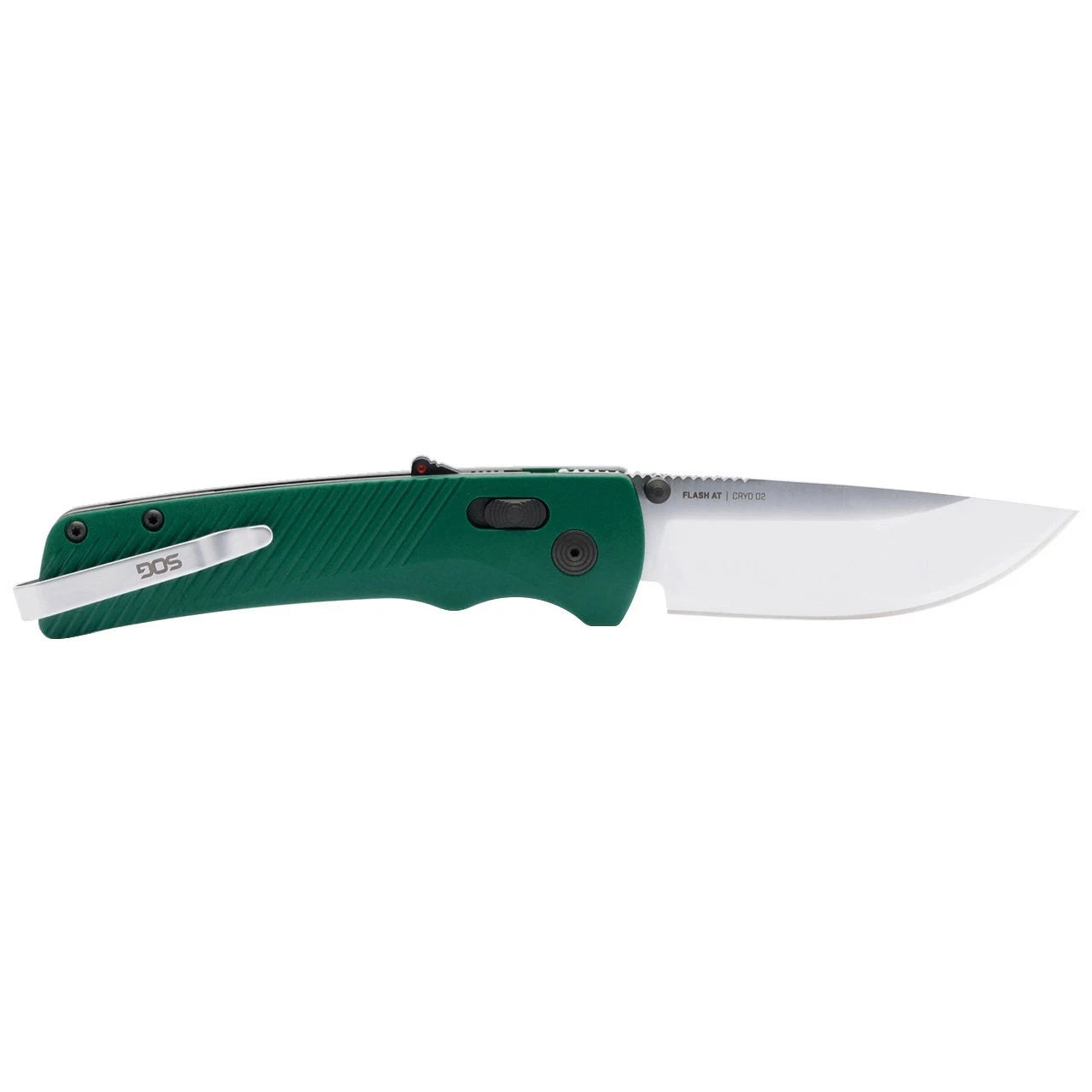 SOG Knives Flash AT 11-18-13-41 Green GRN D2 Stainless Pocket Knife