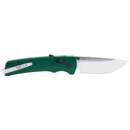 SOG Knives Flash AT 11-18-13-41 Green GRN D2 Stainless Pocket Knife