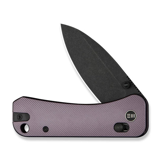 WE Knife Banter 2 23075-2 Purple Aluminum CPM S35VN Steel Knife