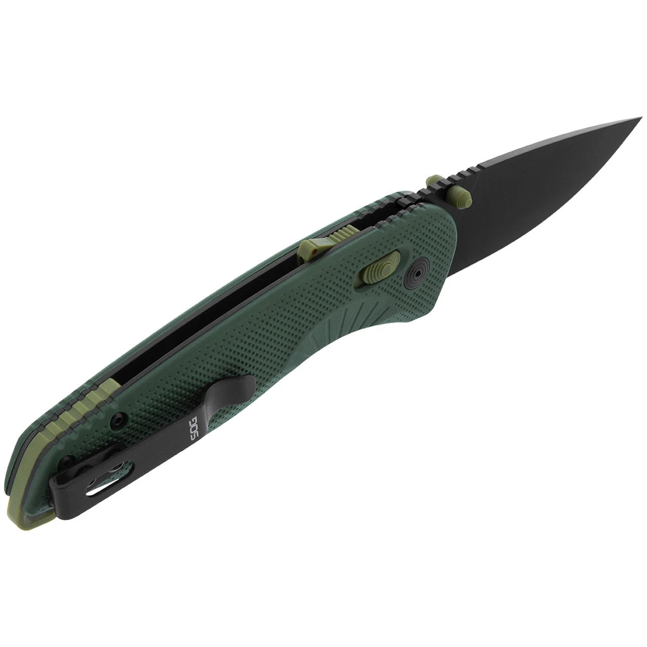 SOG Knives Aegis AT MK3 Forest and Moss GRN Cryo D2 Steel 11-41-04-57