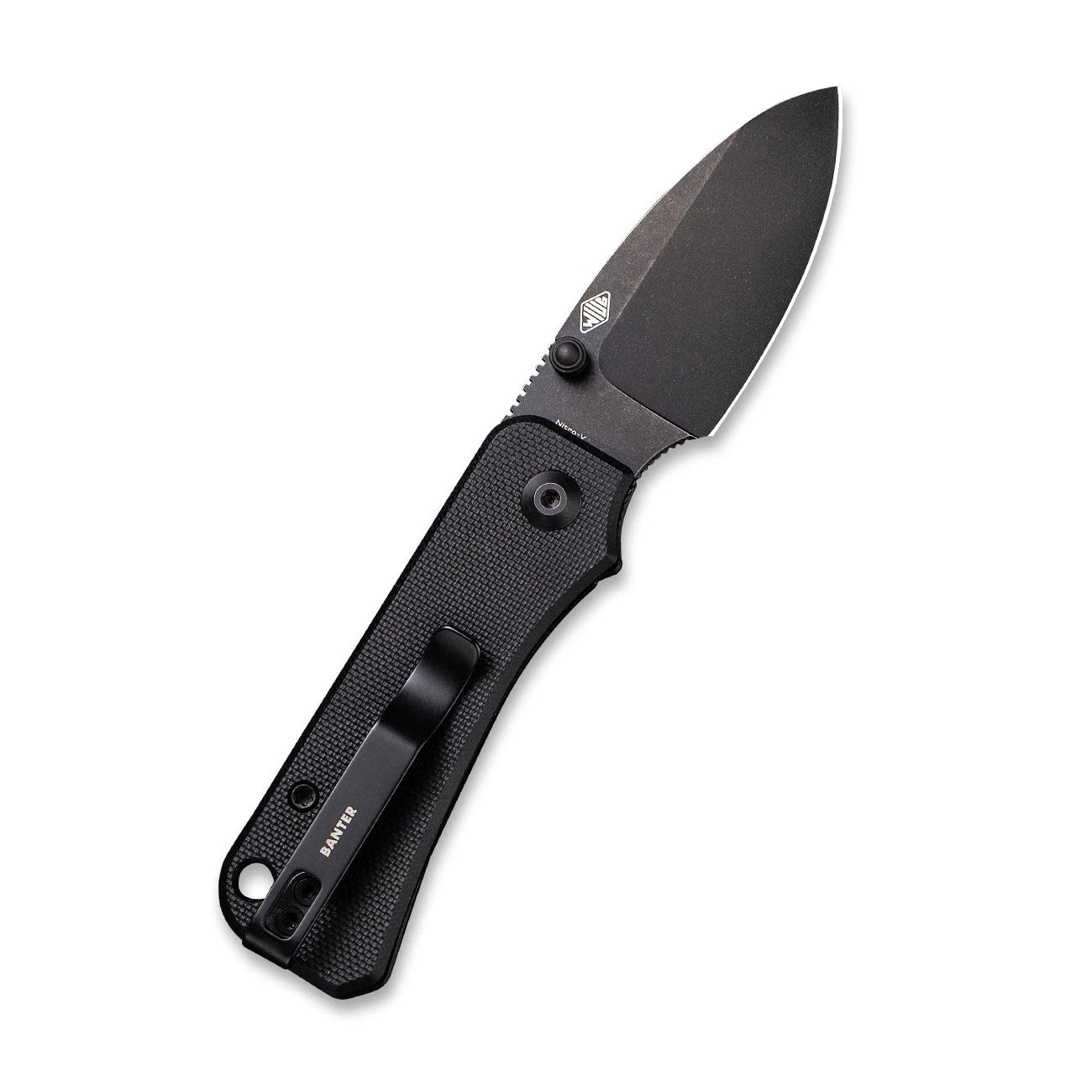 Civivi Knives Baby Banter Liner Lock C19068S-2 Blackened Nitro-V Steel Black G10