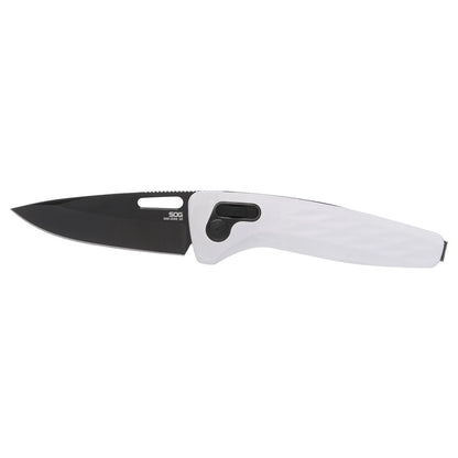 SOG Knives One-Zero XR 12-73-05-57 White Aluminum S35VN Stainless Pocket Knife
