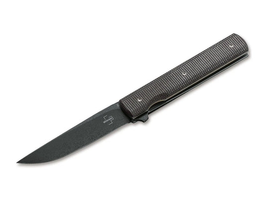 Boker Plus Urban Trapper Linear Micarta Pocket Knife 3.27" Blade VG-10 - 01BO705