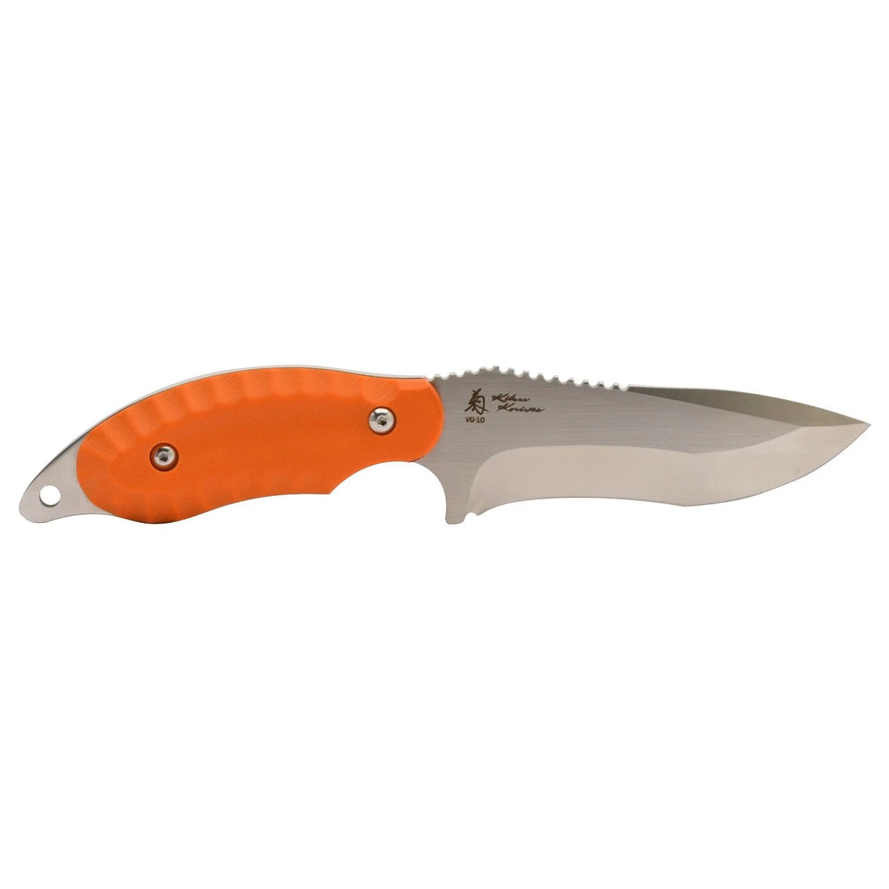 SOG Knives Kiku FX KU-2024 CPM-S35VN Stainless Orange G-10 Fixed Blade Knife