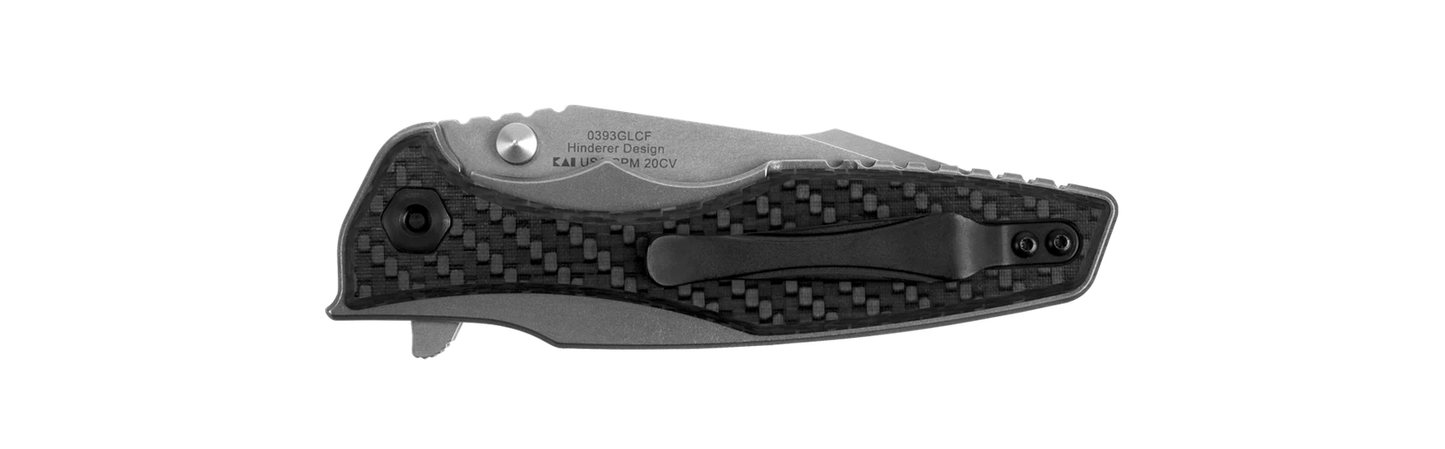 Zero Tolerance Knives 0393GLCF Frame Lock Glow-in-the-Dark Carbon Fiber 20CV