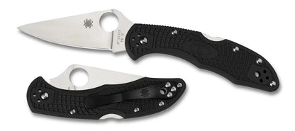Spyderco Delica 4 Black FRN Handle, VG-10 Blade Lockback Pocket Knife