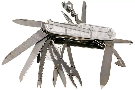 Victorinox Offiziersmesser Swiss Army Knife - SwissChamp - Silvertech 1.6794.T7